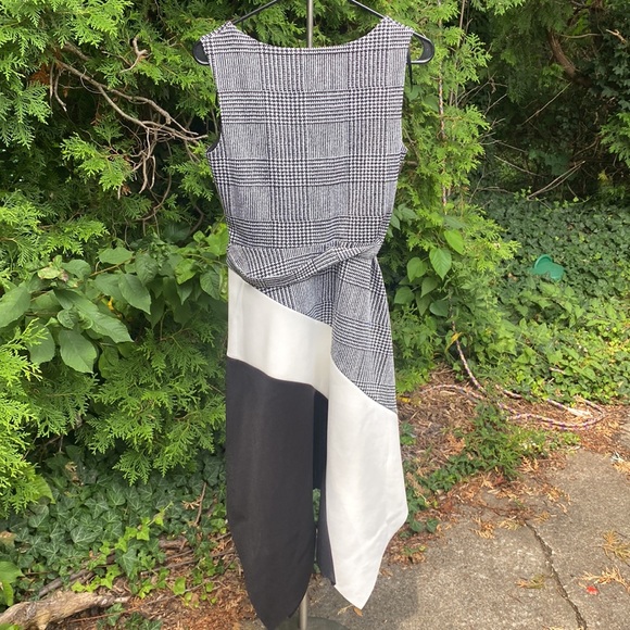 Enfocus studio black and white print dress size 8 work dress - Picture 4 of 5